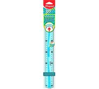 MAPED Incassable - Triple décimètre 30 cm - incassable - disponible dans différentes couleurs