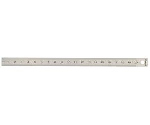 Maped - Réglet 20cm - Graduation ineffaçable - Règle en Acier inoxydable - Outils de Traçage pour Usage technique
