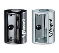 MAPED SATELLITE Taille-crayon 1 trou, coloris assortis : Gris ou Noir