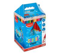 MAPED Schoolpack 144 crayons de couleur SchoolPeps assortis