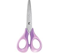 Maped Sensoft - Ciseaux scolaires 13 cm, anneaux souples ergonomiques, lames inox - Violet (enfant)