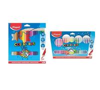 Maped Set Artistique - 24 Crayons & 24 Feutres Color'Peps Bundle