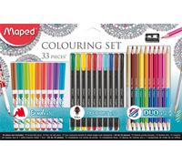 Maped Set de peinture "Coulouring Set" étui en carton de 33 pièces