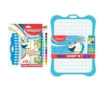 Maped Set Tableau Complet - 12 Feutres Innovation & Ardoise Effaçable Bundle