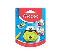 Maped Taille-crayon Croc Croc Grenouille – boîte à crayons, couleurs variées