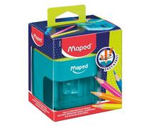 Maped Taille-crayon électrique BL TURBOTWIST 2.0 – 1 trou ø 6–8 mm rapide avec réservoir bicolore