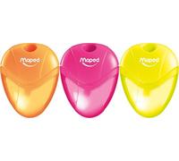 Maped Taille-crayon I-Gloo Fluo, boîte de récupération pour crayons fins - Couleur aléatoire