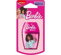 Maped - Taille-Crayons Barbie - Taillage Facile, Excellente Prise en Main - Taille-Crayons 1 Trou avec Grande Réserve, Facile à Ouvrir - Licence Barbie Officielle