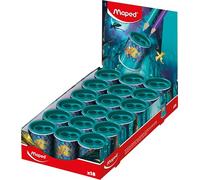Maped - Taille-crayons Canette Dragon - 2 Trous - avec Réservoir - 18 PCS