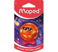 Taille-crayons Planète - Maped - 1 Trou - Réserve en Métal Ergonomique et Articulée, Compact et Anti - Chocs