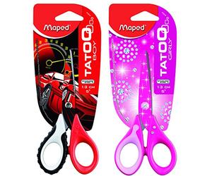 Maped Tatoo Innovation 470010 Ciseaux 13 cm black/pink/red