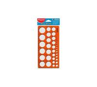Maped Normographe Trace‑Cercles Technic – 39 cercles 1–35 mm, règle 22 cm, antichoc, pour tout âge