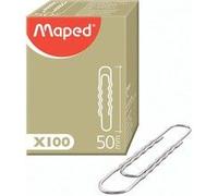 Maped Trombone Ondul¿ En Acier Nickel¿, 77 Mm ,