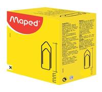 Maped - Trombones, 32 Mm, Contenu: 100 Pièces En Métal, En Boîte Carton Pliab...