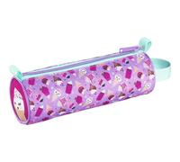 Maped Trousse ronde Yummy 22,5 x 7,5 cm polyester Motifs Glaces et Pop‑Corn Rose