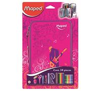 Maped Trousse d'écolier Girly en Polyester Garnie