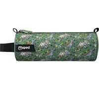 Maped - Trousse Dinosaure Futuriste - 22,5 x 7,5 cm - Motifs Robots - Tissu Résistant - Idéale pour Accessoires Scolaires