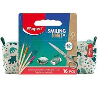 Maped - Trousse Smiling Planet avec Fournitures scolaires