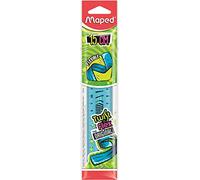 MAPED Twist'n Flex Règle Plate Souple, Ludique et incassable - Règle 15 cm Double graduation Coloris Bleu