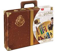 Maped - Valise Harry Potter 13 pièces - 4 feutres d'écriture + 2 Crayons graphite + 1 Ciseaux + 1 Taille-Crayon + 1 Gomme + 2 surligneurs + 2 Planches de stickers - Licence Officielle