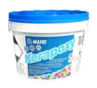 Mapei Kerapoxy Joints Epoxy 2 kg Produit à deux composants, résistant aux acides, composé d'un adhésif époxy et d'un mortier de joint pour mur et sol (Noir N° 120 2 kg)