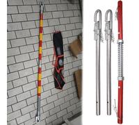 MAPFei Barre de remorquage Robuste en Acier, 1 pièce - Poteau de remorquage d'une capacité de 3 à 30 tonnes for Voitures et camions avec Surface réfléchissante(3t)