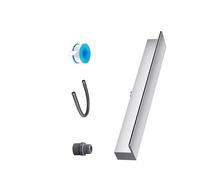 MAPFei Cascade déversoir for bassins et piscines extérieurs - Fontaine à Eau réglable de 12 à 72 Pouces avec raccord de Tuyau(58ft)