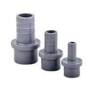 MAPFei Ensemble de connecteurs Pagoda en PVC - Raccords adaptateurs for tuyaux d'arrosage argentés for Aquariums et raccords de tuyaux(5pcsx25mmx20mm)