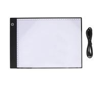 MAPHRWZ Bloc lumineux LED ultra fin pour artistes, avec gradation continue, matériaux de haute qualité, pour traçage, dessin, croquis, calligraphie, peinture diamant (Gradation continue A4 avec