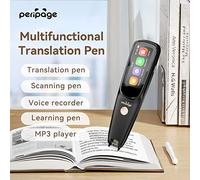 MAPHRWZ D2s Scan Translator Pen, pour traduction multilingue, 112 langues en ligne, 12 hors ligne, traduction de texte et de photos, pour étudiants, voyageurs, entreprises