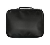 MAPHRWZ Document Bag Fireproof Waterproof Portable Large Size Multi Layer File Organizer for Home and Travel (Noire)