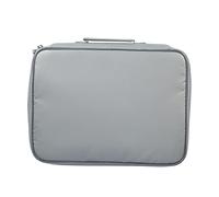 MAPHRWZ Document Bag Fireproof Waterproof Portable Large Size Multi Layer File Organizer for Home and Travel (Argent)