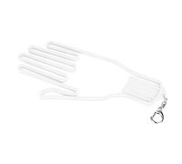 MAPHRWZ Égouttoir à gants pour gants de golf, design en forme de main, matériau durable, ajustement universel pour les mains gauche et droite, en 4 couleurs (Blanche)