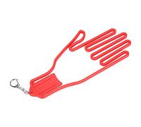 MAPHRWZ Égouttoir à gants pour gants de golf, design en forme de main, matériau durable, ajustement universel pour les mains gauche et droite, en 4 couleurs (Rouge)