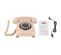 MAPHRWZ Enregistreur de messages audio pour téléphone vintage avec fonction haut-parleur Bluetooth, mémoire 8 Go, batterie 1200 mAh pour cadeau de fête rétro classique (Blanc cassé)