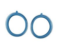 MAPHRWZ Kit de pneus Avant pour nettoyeurs de Piscine, matériau en Caoutchouc, Conception Super Bosse, pour modèles à Pression 2X 4X, Installation Facile, texturée, Durable et