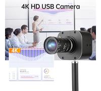 MAPHRWZ Objectif Zoom 5X, Mini caméra 4K Ultra HD, capteur d'image IMX 415, pour caméra F1, Large compatibilité système, Applications polyvalentes, boîtier en Aluminium, Mise au