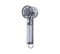 MAPHRWZ Portable Ice Mist Handheld Turbo Fan, 5-Speed USB-C 3000mAh Rechargeable Mini Cooling Fan, Pocket-Sized Travel Personal Summer Gift(Silver)