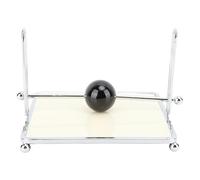 MAPHRWZ Porte-serviettes pour Table, distributeur de serviettes carré avec barre à boule centrale pour cuisine, Restaurant, ferme, décor de dîner en plein air (Blanc de lait)