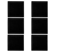 MAPHRWZ pour panneaux acoustiques, panneaux insonorisants pour studio, panneaux muraux pour réduction du bruit, dalles de plafond, panneaux en mousse de polyuréthane ignifuge, (30 * 30 * 5 cm noir