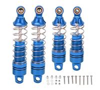 MAPHRWZ pour voitures RC, amortisseur en alliage d'aluminium, haute résistance durable, pour Losi Mini T 2.0 1/18, pièce de mise à niveau légère avec ressort élastique pour une (bleu)