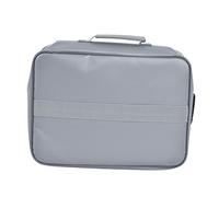 MAPHRWZ Sac à Documents Ignifuge, Pochette Portable pour fichiers, Organisateur sécurisé, boîte de Rangement de Grande capacité, étui avec Serrure (Argent)