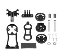 MAPHRWZ Support de vélo Multifonctionnel pour caméra de Sport, Lampe de Poche et Ordinateur de vélo, Grand Angle de Vision, résistance aux Chocs, Construction Durable en métal et (Noire)