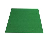 MAPHRWZ Tapis d'entraînement de golf, caoutchouc et nylon de haute qualité, couche antichoc, base en mousse épaisse de 15 mm, gazon artificiel de 10 mm, quatre trous de départ,
