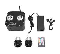 MAPHRWZ Twinkle Fibre Optique Lumière 50W Double Port Bluetooth APP Télécommande RVB Activation Vocale Fibre Optique Étoile Plafonnier pour Voiture Home Cinéma