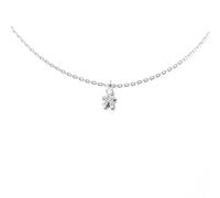 MAPIMANIA - Collier personnalisé famille couleur argent, bijoux acier inoxydable femme et homme avec pendentif, cadeau original