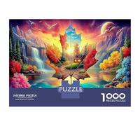 Maple Fantasy 1000 Pièces Puzzle À Faire Soi-même pour Mettre À L'épreuve Sa Logique Érable coloré Excellent pour Animer Une Fête Et Faire Plaisir À Un Amateur 38x26cm/1000pcs