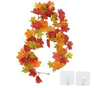 Maple Leaf Artificial Fall Garland Vivid AUTOM Foliage PROSITIF Vine pour la décoration du Bureau à Domicile