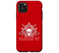 Maple Leaf Masque de Gardien de But de Hockey et bâtons Coudes vers Le Haut Canada Coque pour iPhone 11 Pro Max