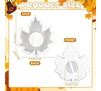 Maple Leaf Silicone Mould Moulding Mould Maple Leaf Candle Holder Silicone Candle Moulds Autumn Decoration